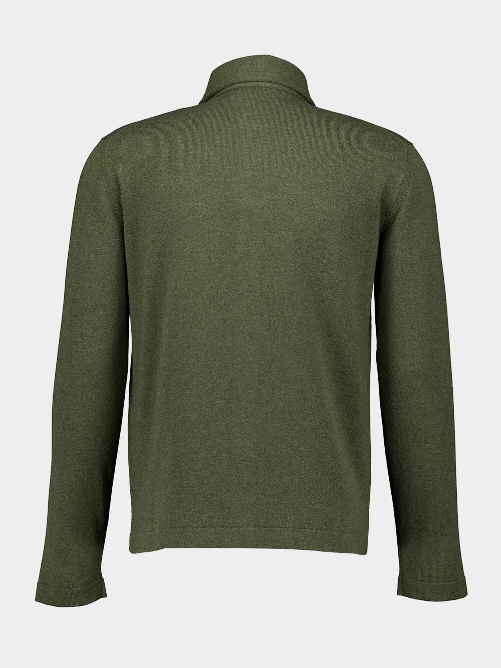 Army Green Cashmere Shirt Jacket - Image 2