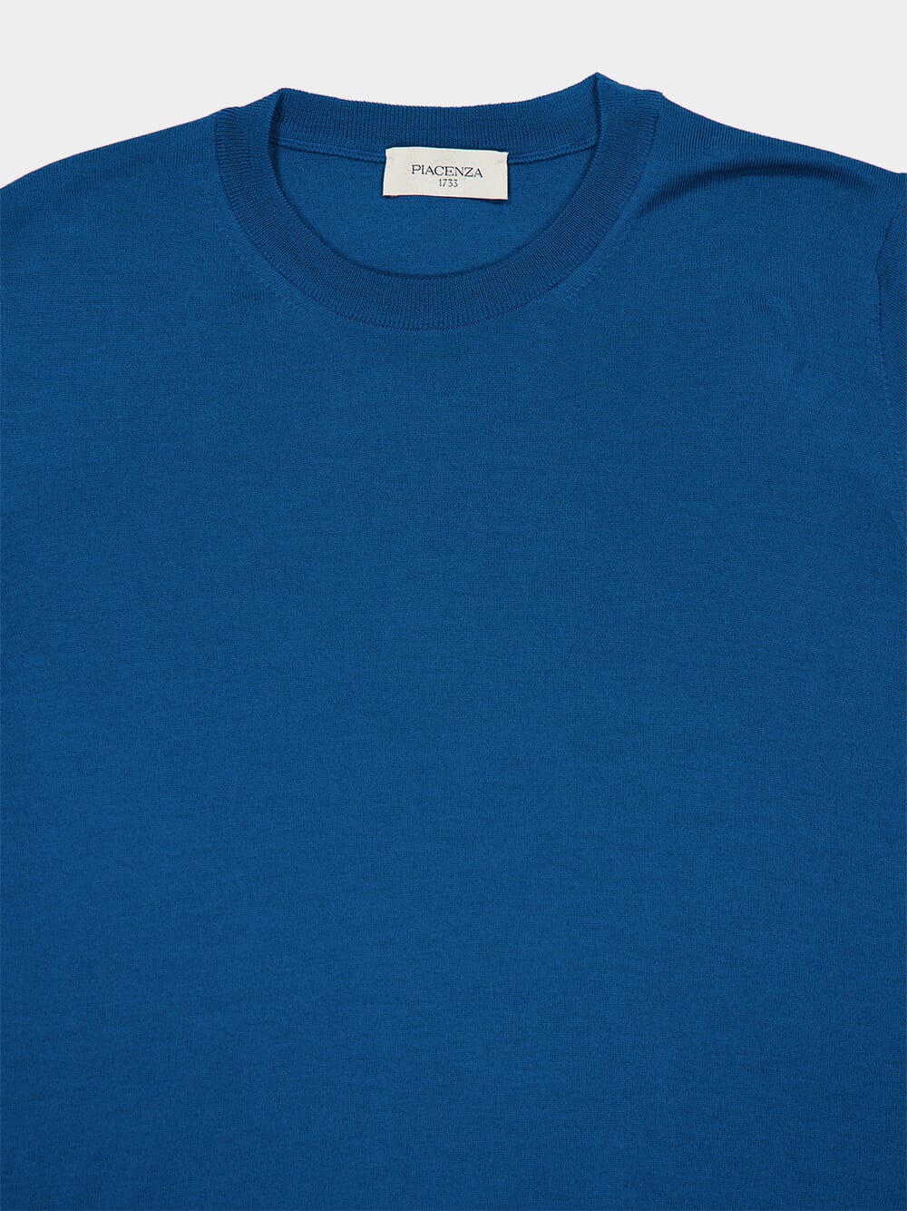 Blue Lightweight Merino Wool Crewneck - Image 3