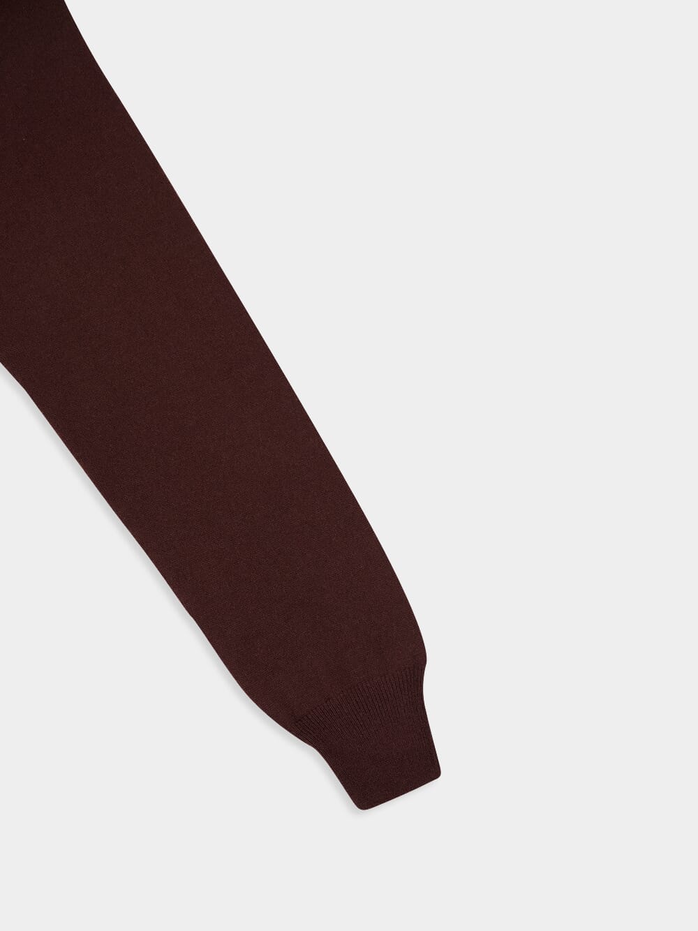 Brown Cashmere Crewneck Sweater - Image 4