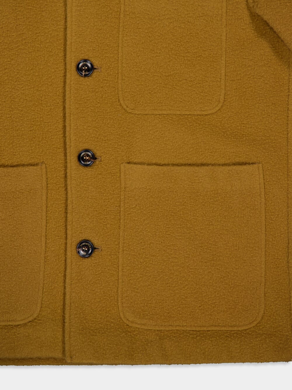 Camel Cashmere Button-Up Jacket - Image 3