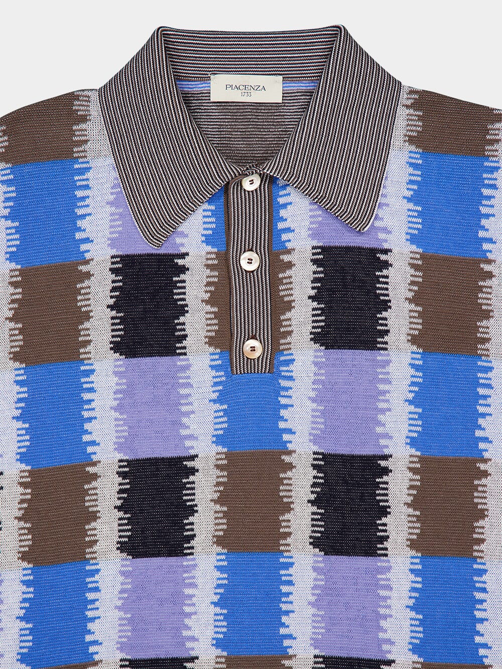 Checked Cotton Polo Shirt - Image 3