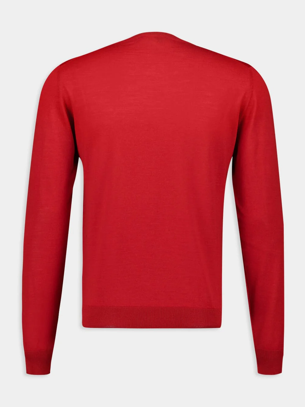 Red Crewneck Cashmere Sweater - Image 2