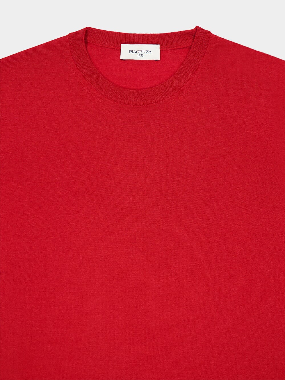 Red Crewneck Cashmere Sweater - Image 3