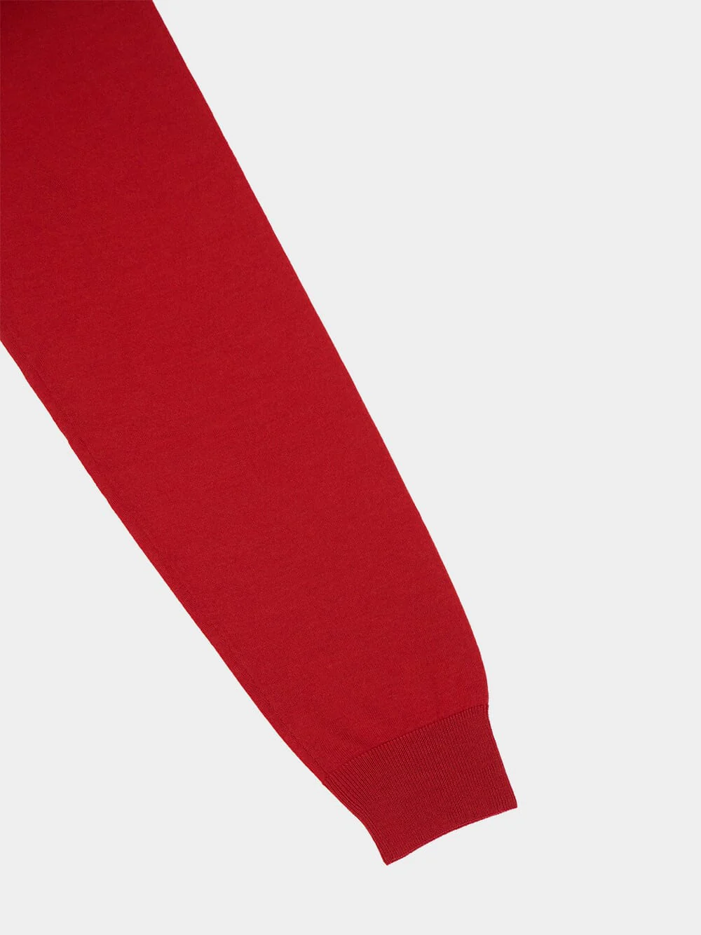 Red Crewneck Cashmere Sweater - Image 4