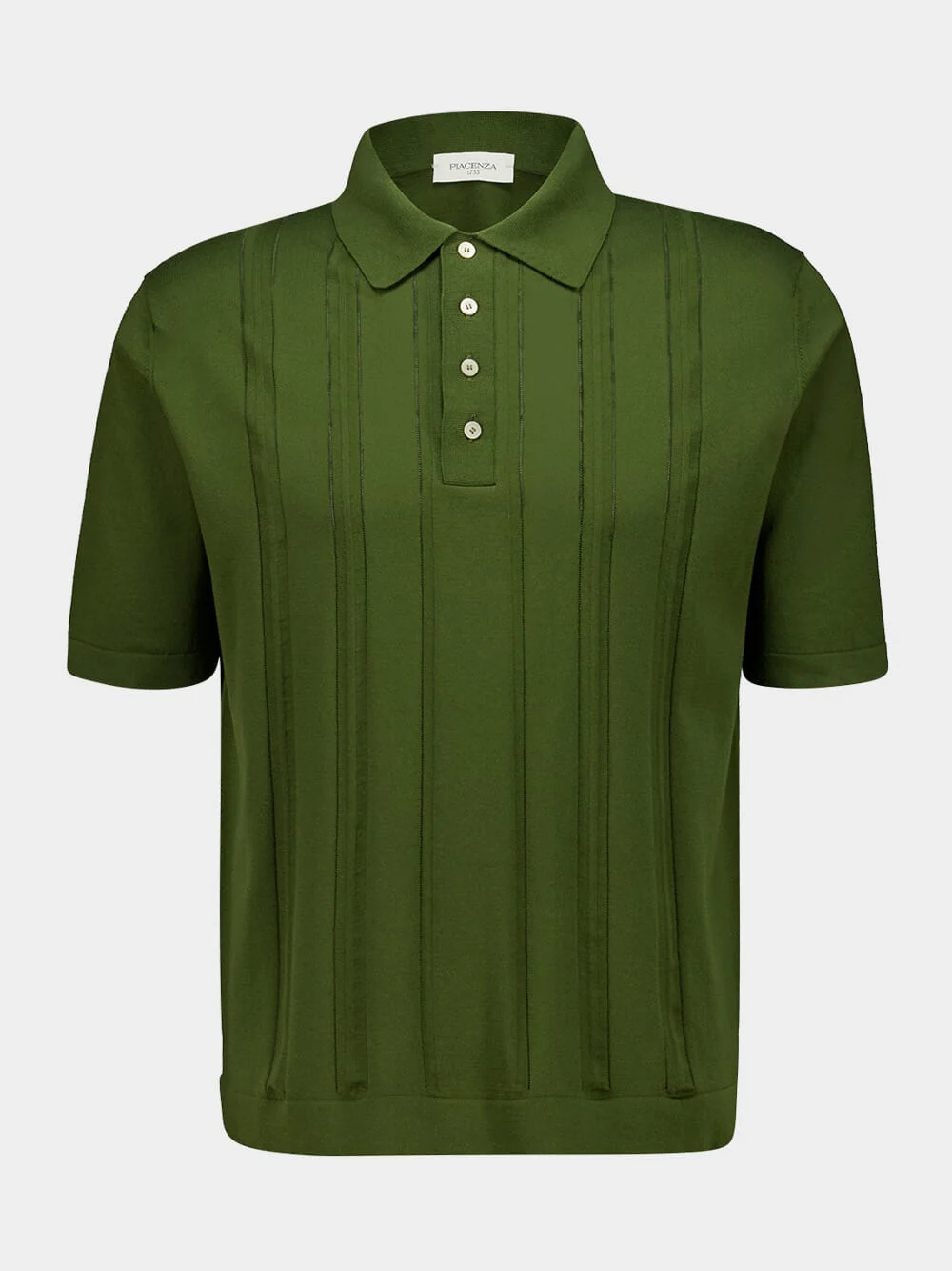 Forest Green Cotton Polo Shirt