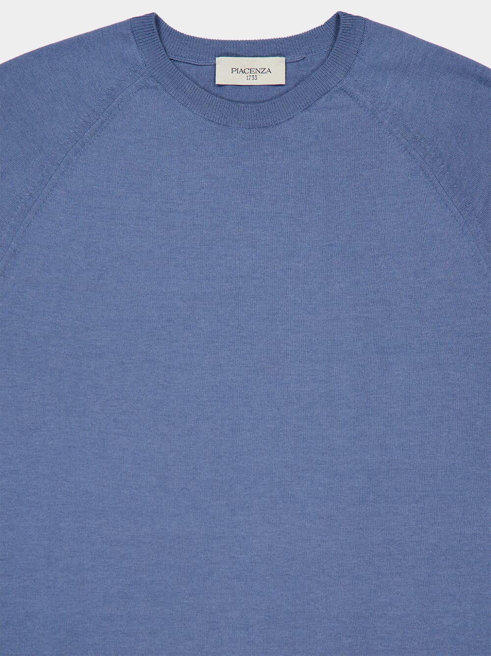 Light Blue Short-Sleeve Cotton Jumper - Image 3