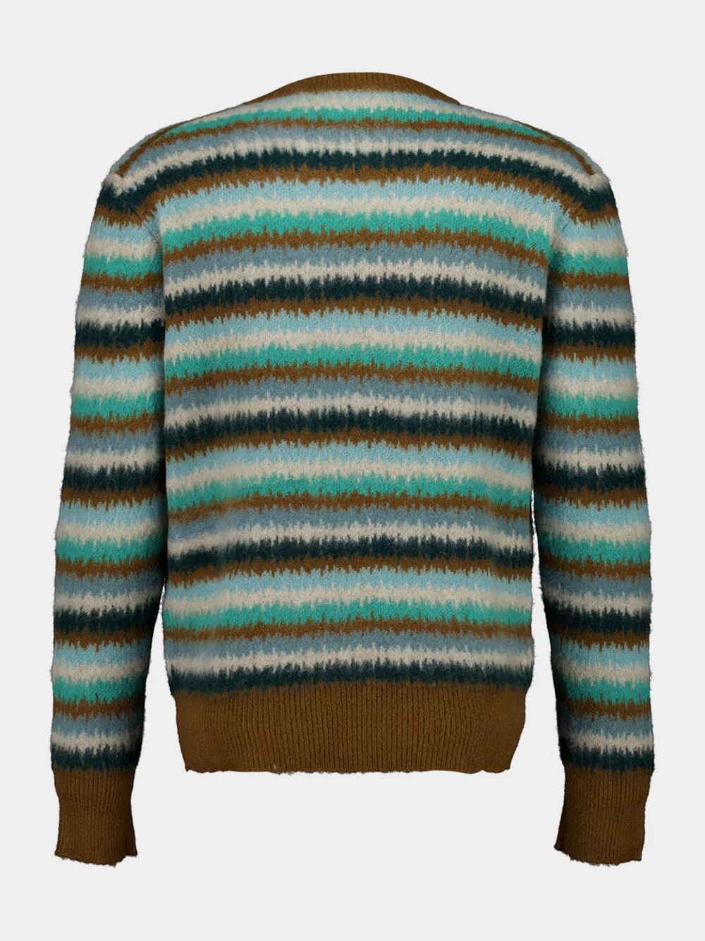 Multicolour Brushed Cashmere Crewneck Jumper - Image 2