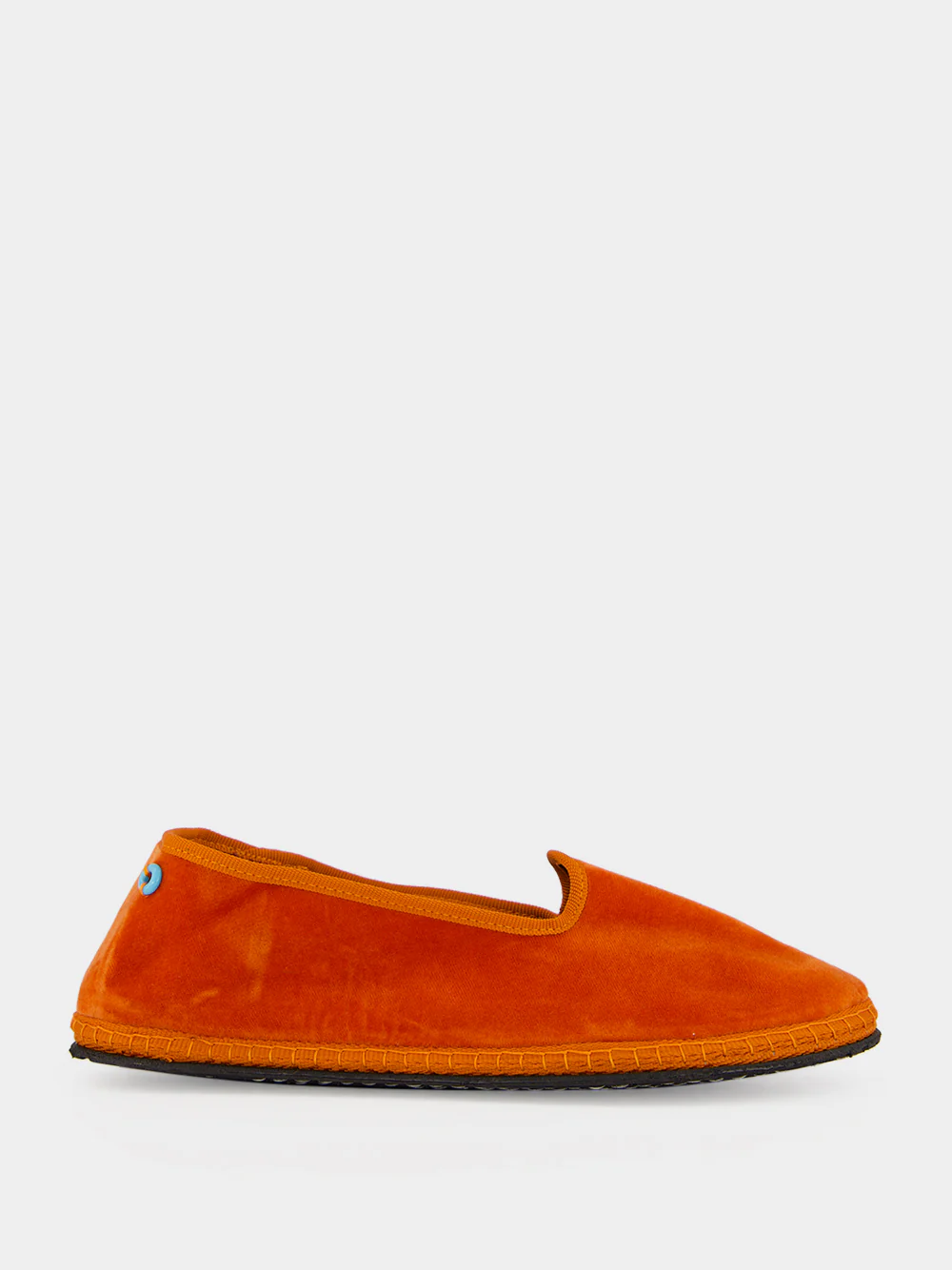 Modigliani Flats in Orange Velvet