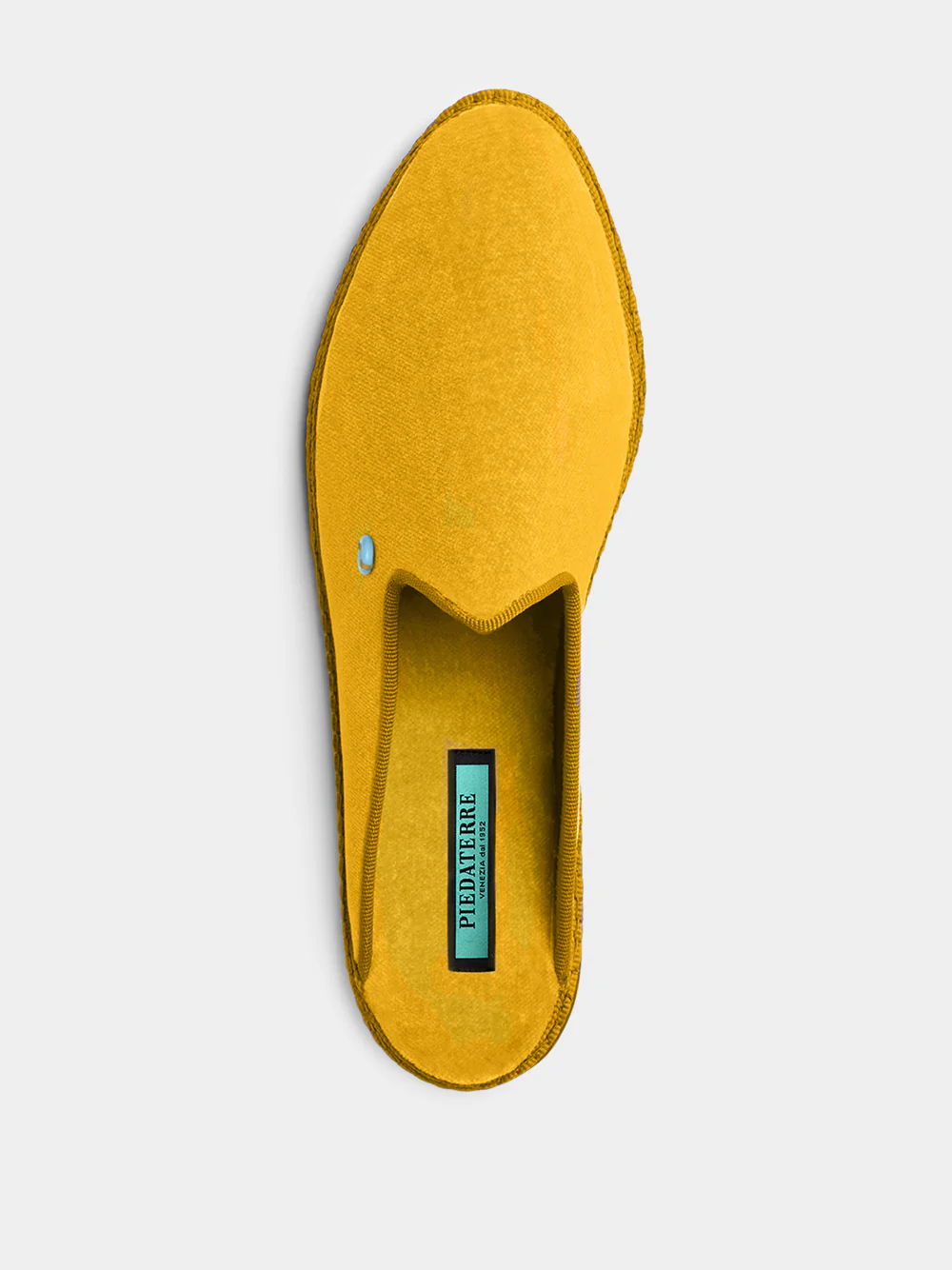 Dandy Cotton Velvet Yellow Slippers - Image 3