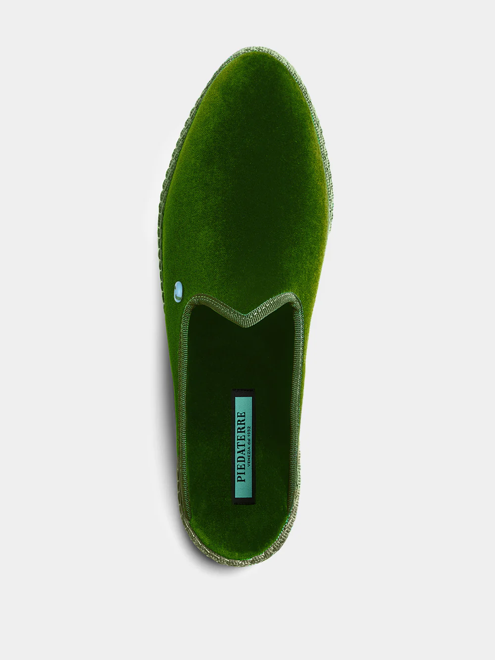 Dandy Cotton Velvet Green Slippers - Image 3