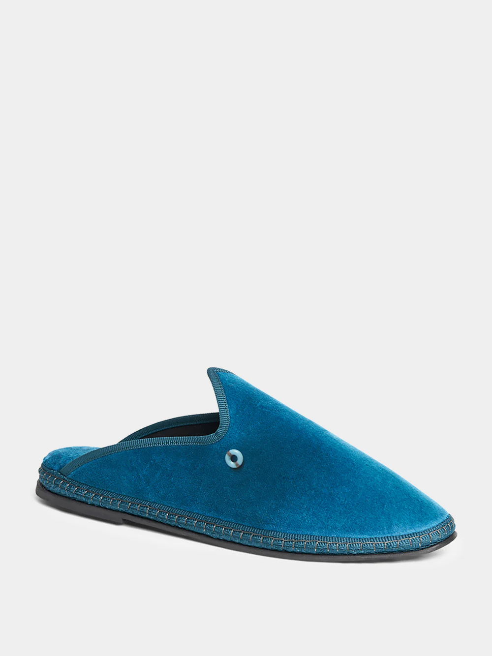 Blue Velvet Dandy Slippers - Image 2