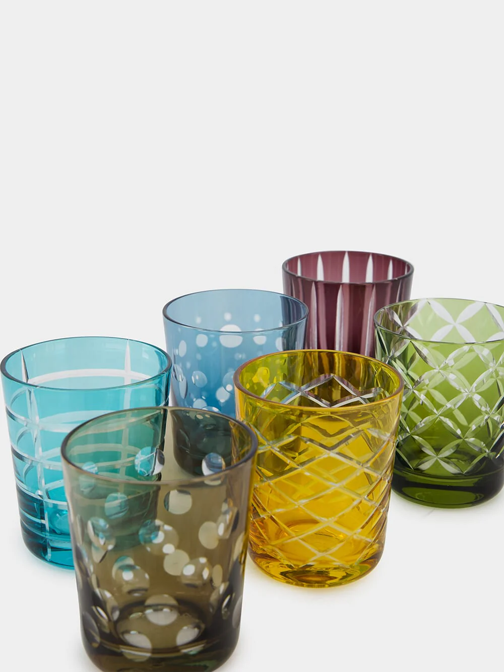 Set of 6 Cuttings Tumblers Glasses - Image 2