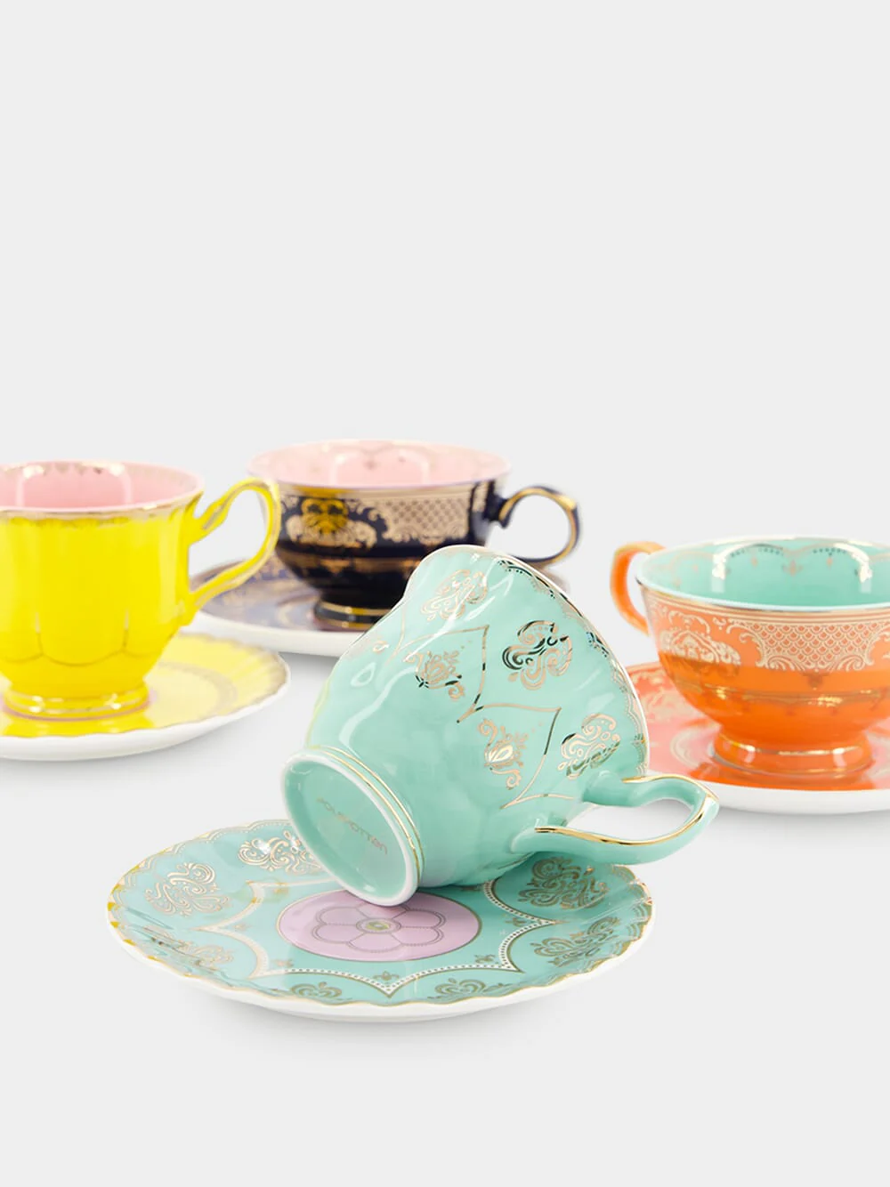 Set of 4 Grandpa Teacups - Image 2
