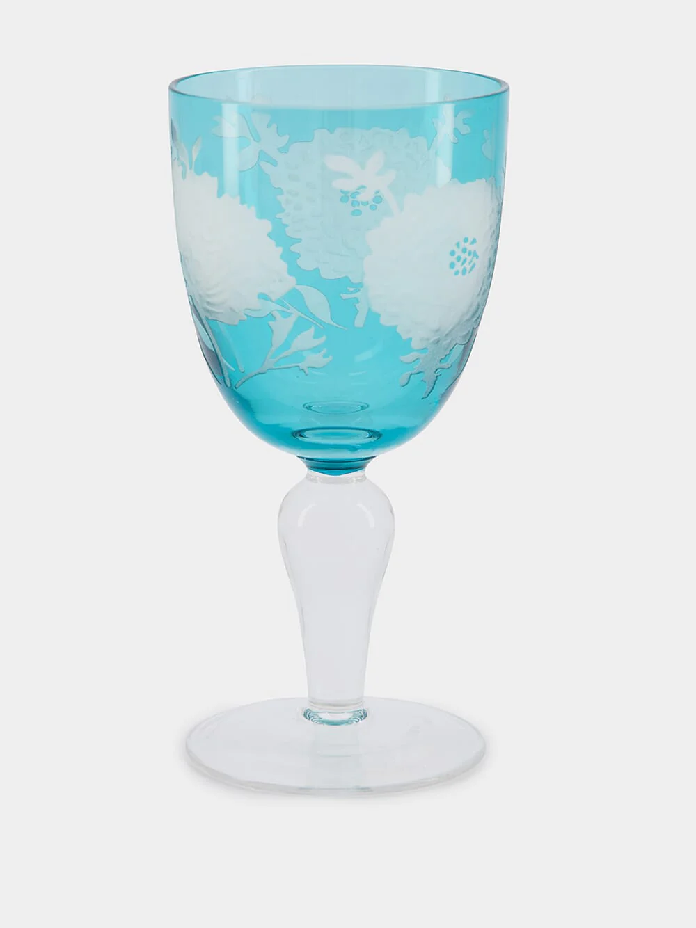Set of 6 Peony Wine Glasses - Image 3