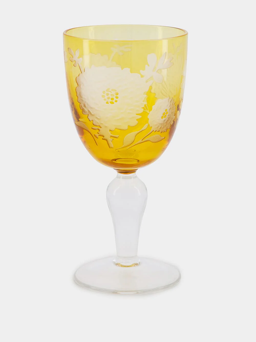 Set of 6 Peony Wine Glasses - Image 5