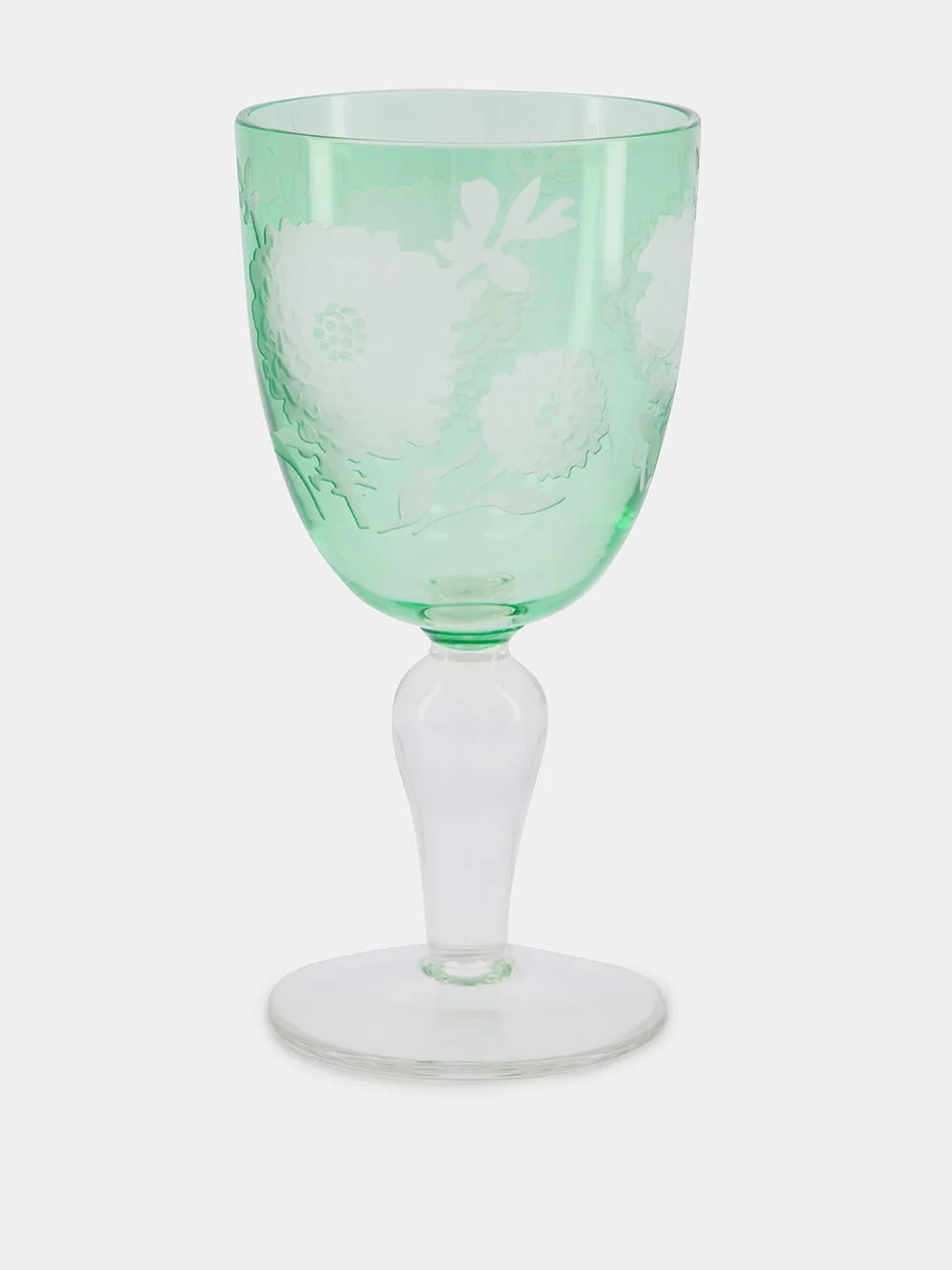 Set of 6 Peony Wine Glasses - Image 6