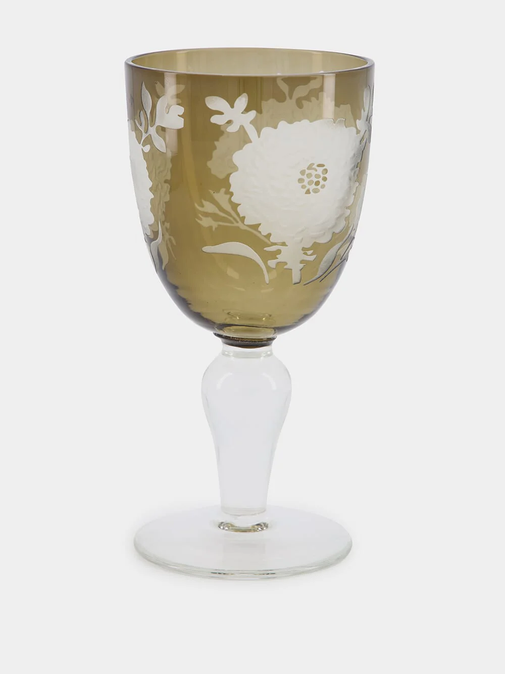 Set of 6 Peony Wine Glasses - Image 7