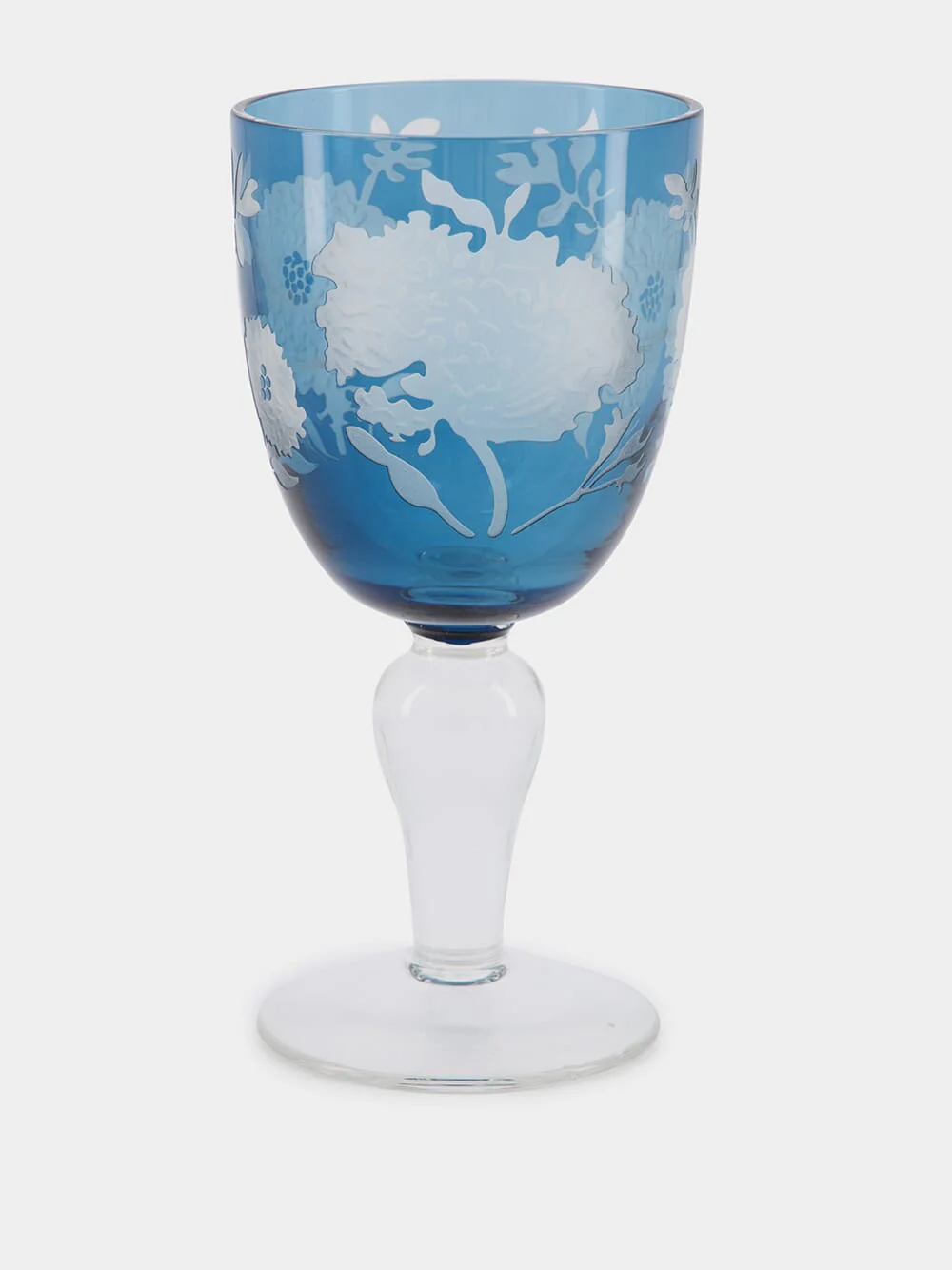 Set of 6 Peony Wine Glasses - Image 8