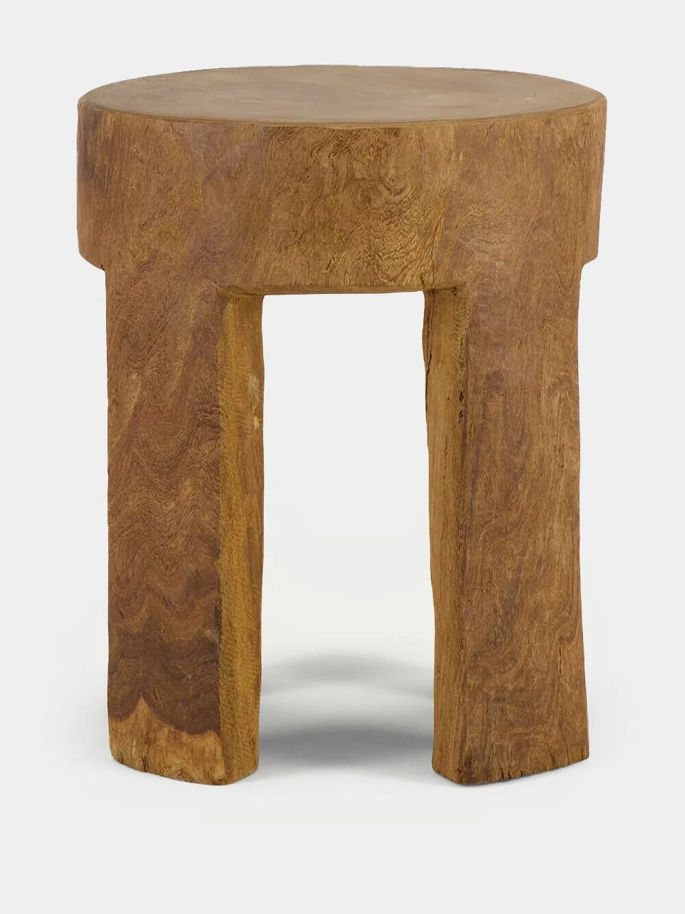 Round Square Legs Stool - Image 2