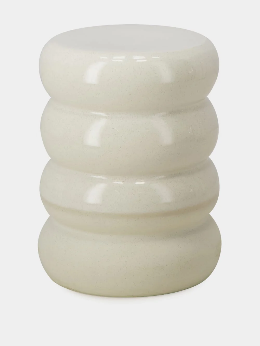 White Chubby Side Table - Image 2