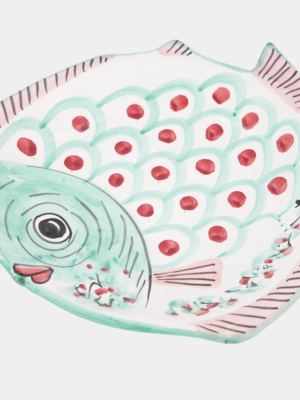 Green Fish Hollow Platter - Image 4