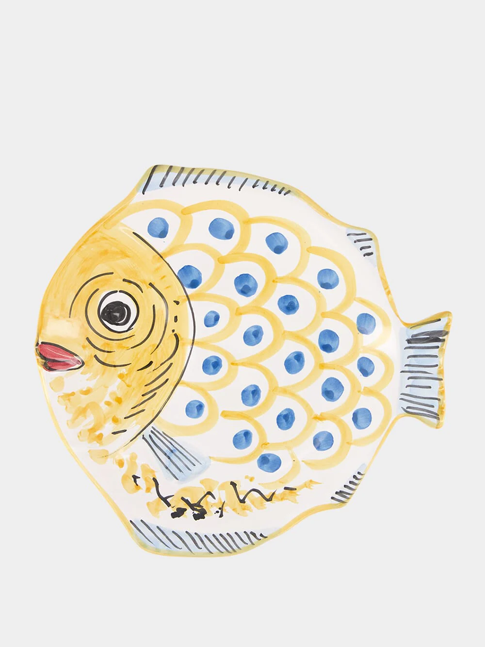 Yellow Fish Hollow Platter