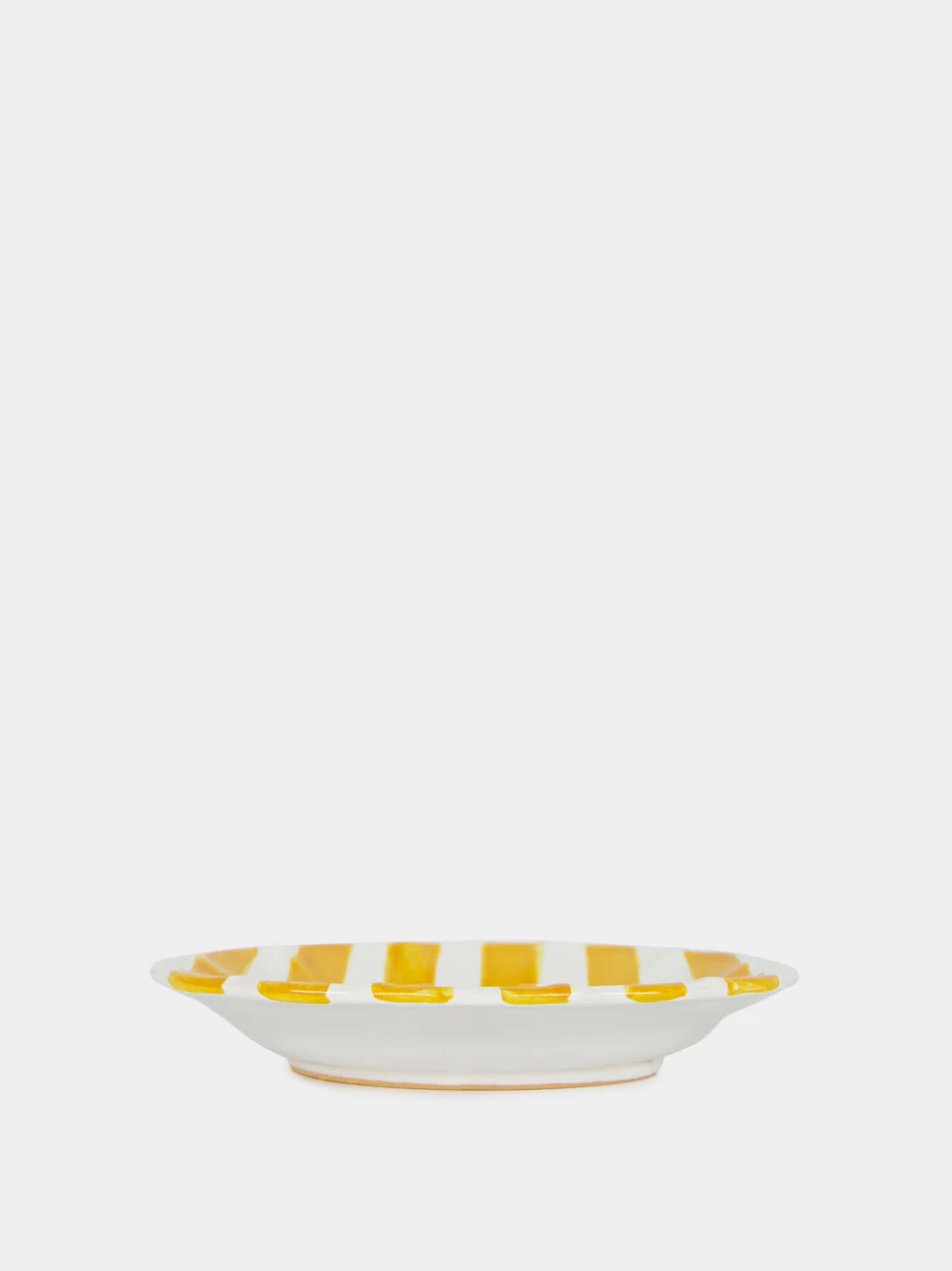 Ocher Stripe Dessert Plate - Image 3