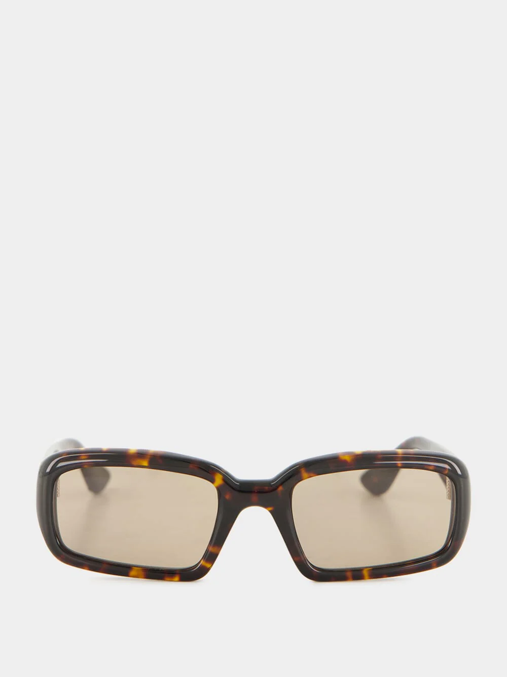 Mektoub Myrrh Olive Rectangular Sunglasses