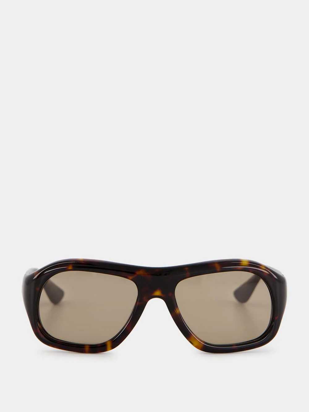 Tortoiseshell Aviator Gray Acetate Sunglasses