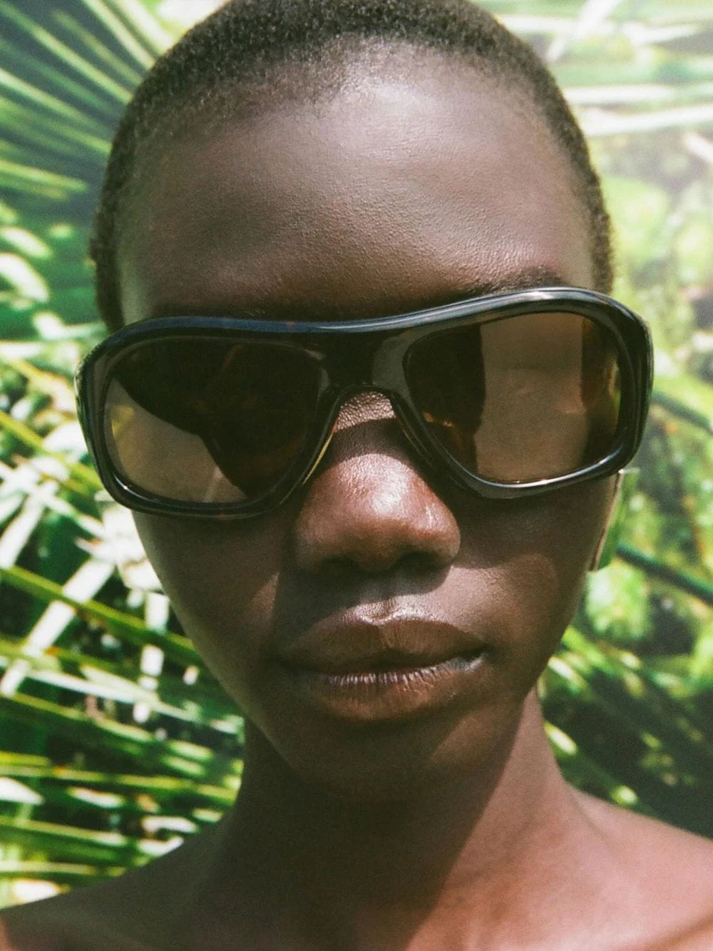 Tortoiseshell Aviator Gray Acetate Sunglasses - Image 2