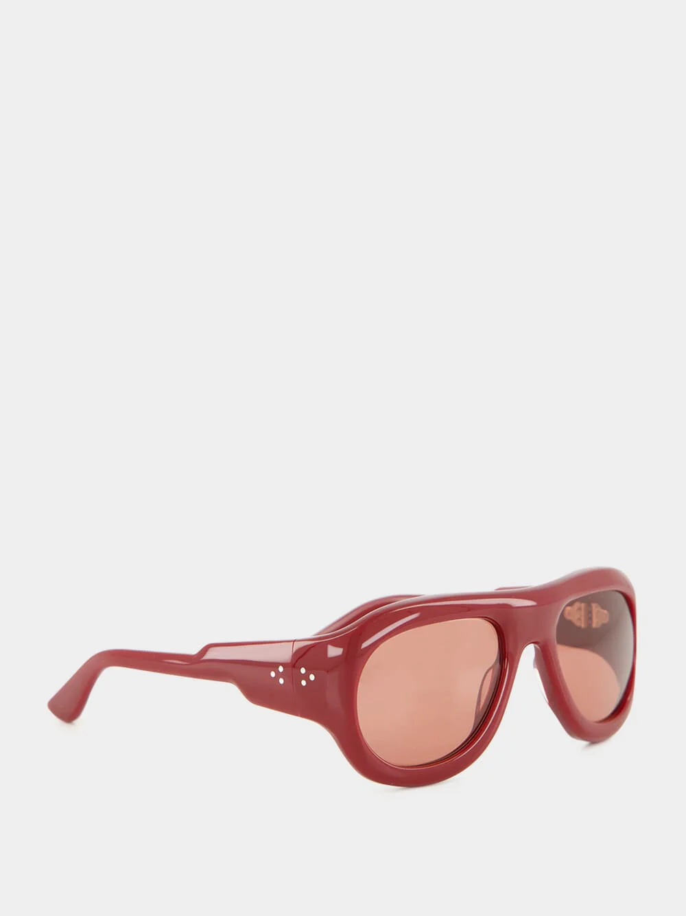 Zia Carmesi Acetate Aviator Sunglasses - Image 2