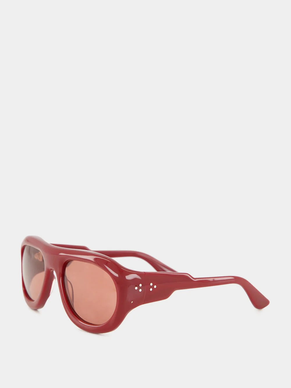 Zia Carmesi Acetate Aviator Sunglasses - Image 3
