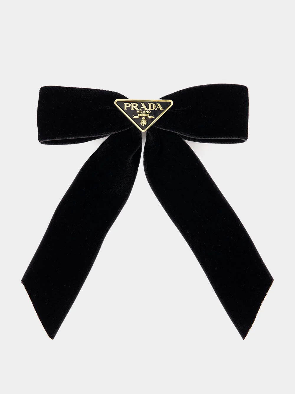 Black Velvet Hair Clip - Image 2