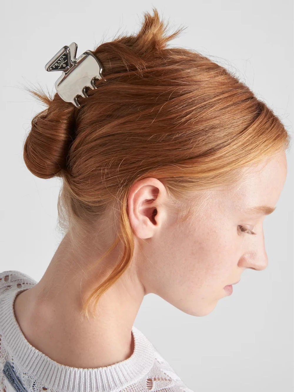 Enameled Metal Hair Clip - Image 2