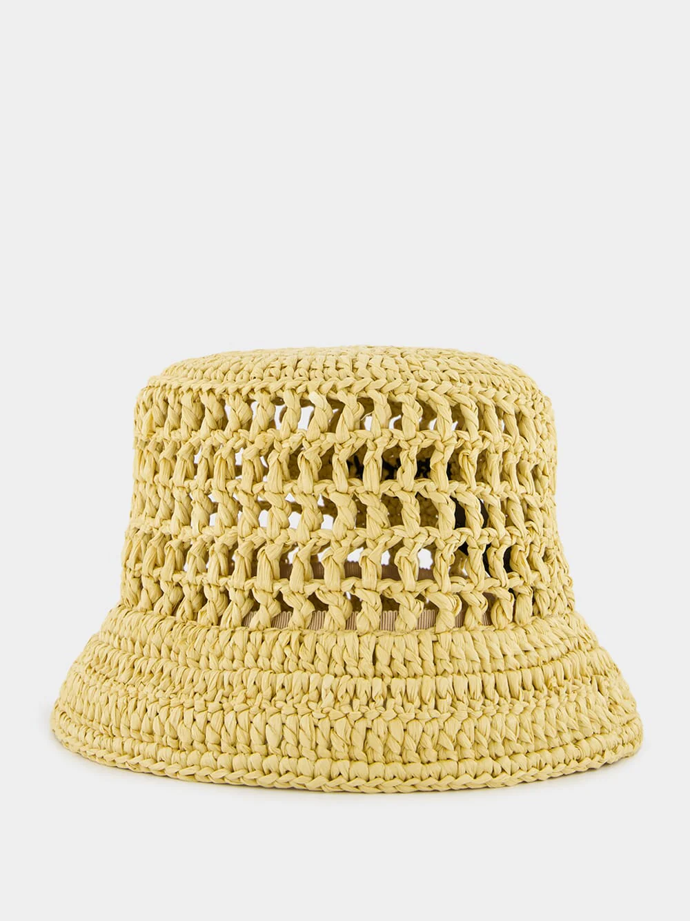 Interwoven Beige Sun Hat - Image 2