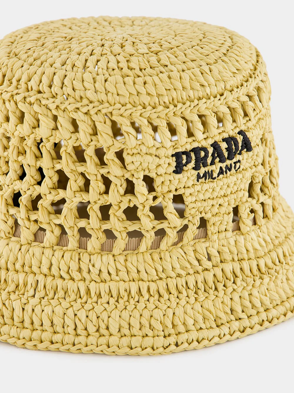 Interwoven Beige Sun Hat - Image 3