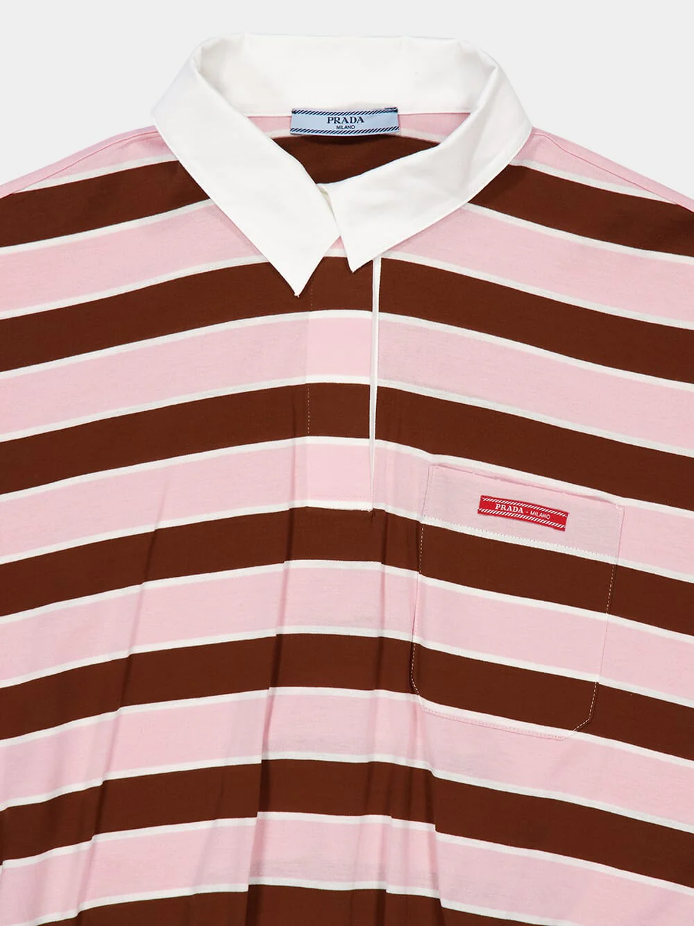 Alabaster and Tobacco Striped Cotton Top - Image 5