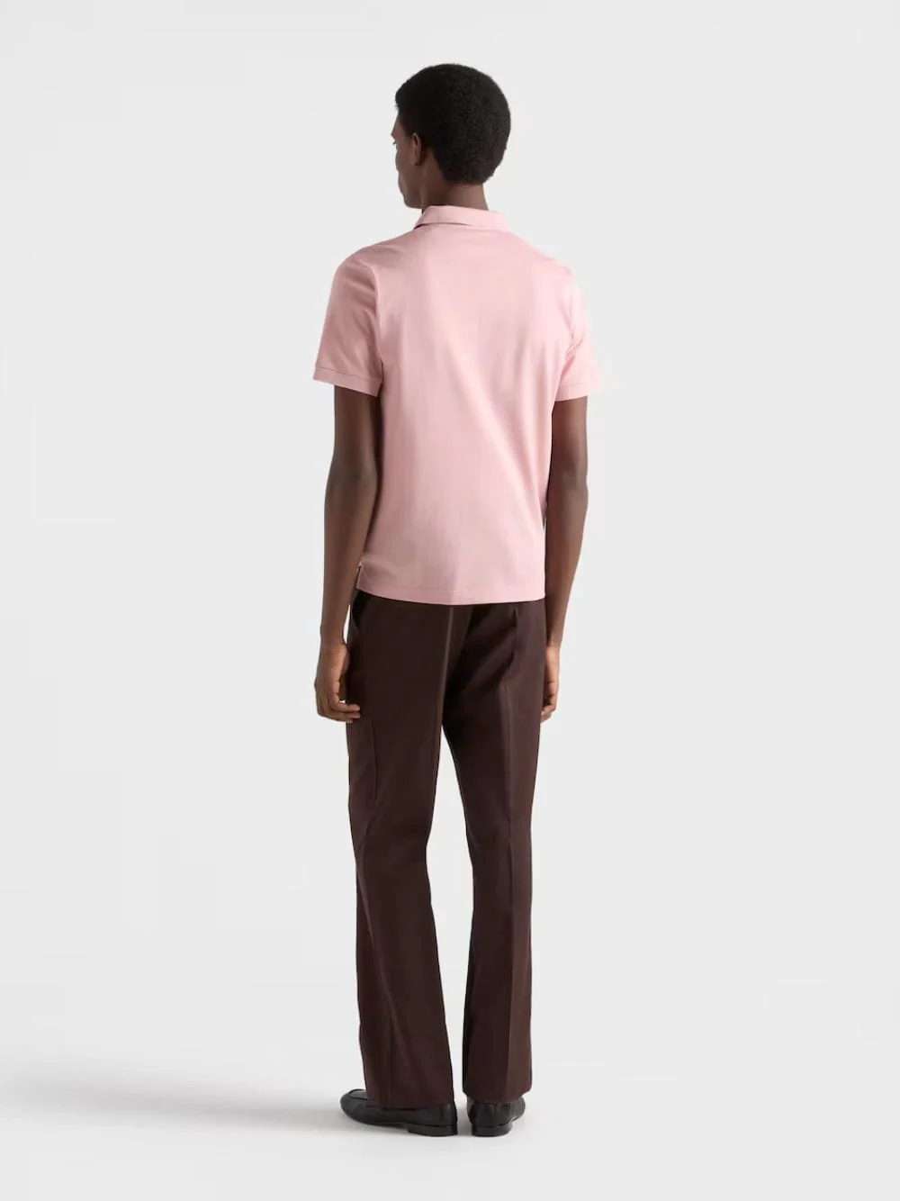 Alabaster Pink Cotton Piqué Polo - Image 3