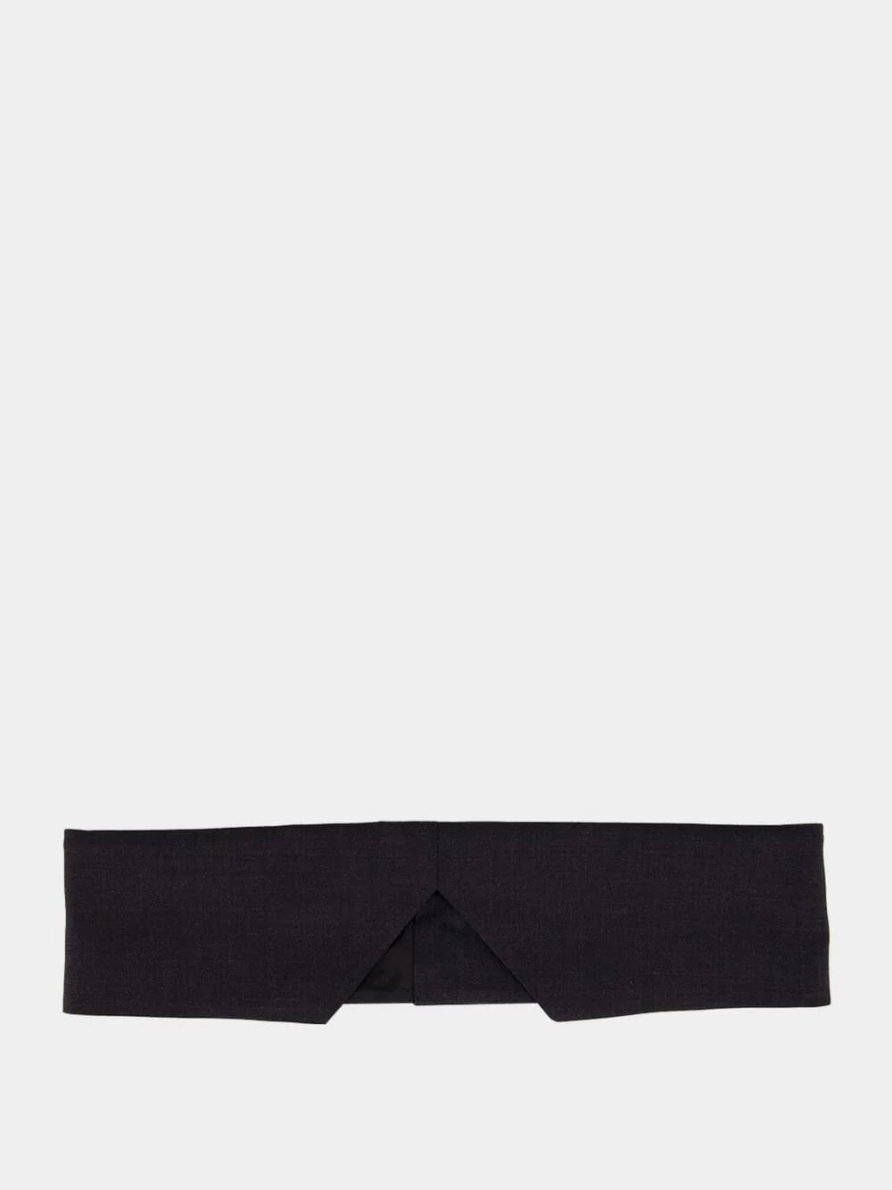 Anthracite Grey Wool Bandeau Top - Image 2