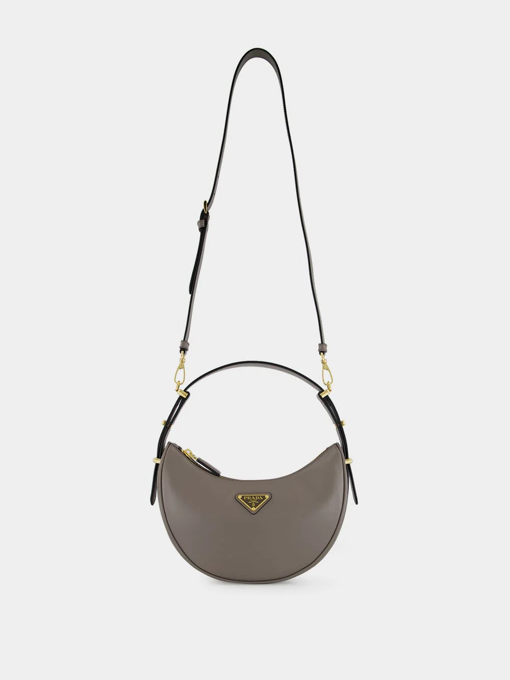 Argilla Grey Arqué Small Leather Bag - Image 2