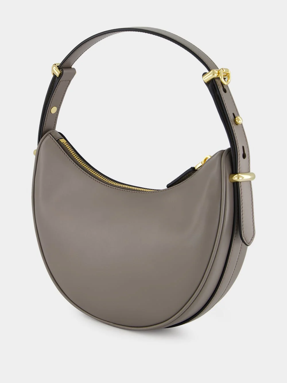 Argilla Grey Arqué Small Leather Bag - Image 5