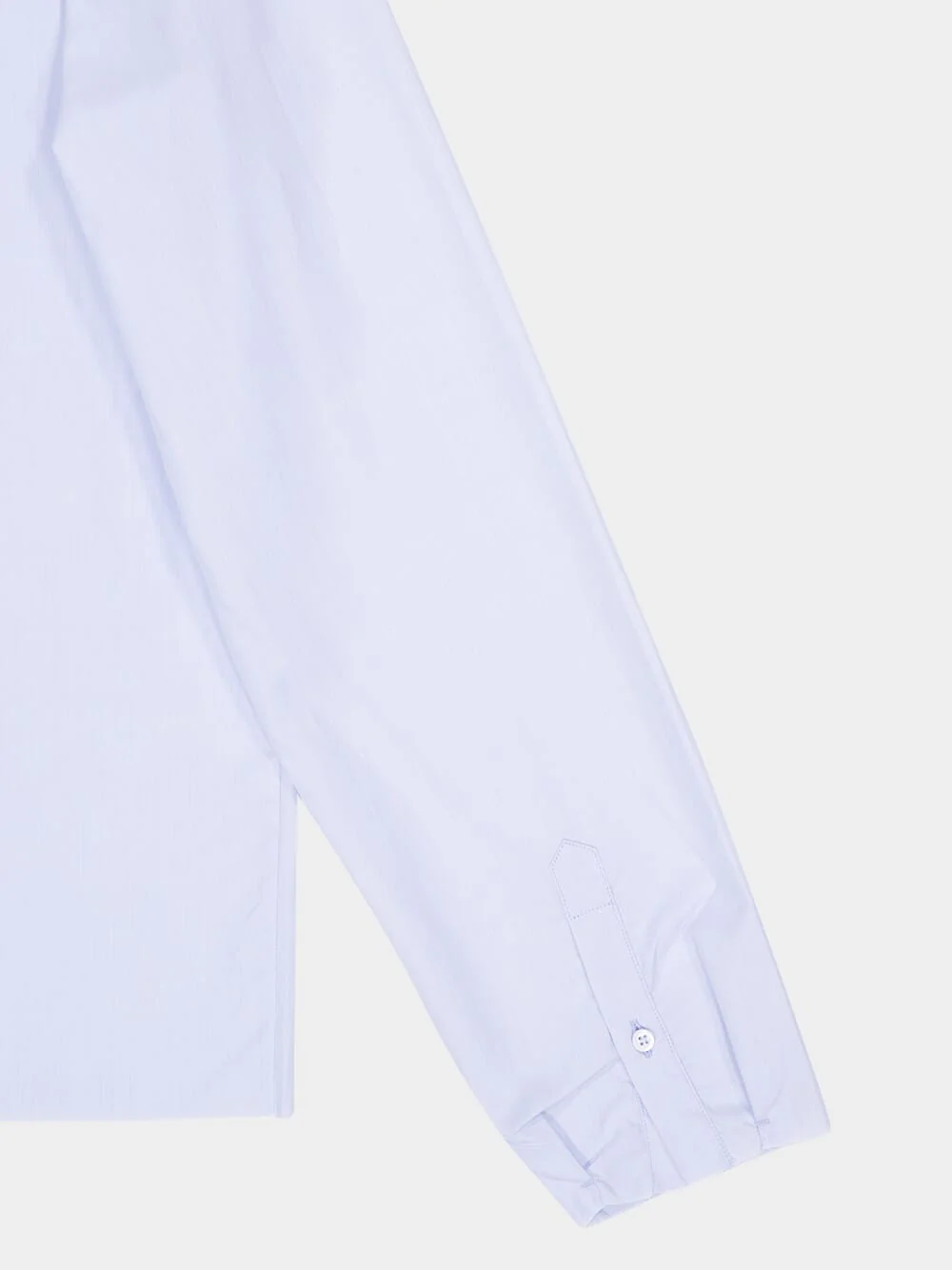 Astro Blue Cotton Mandarin Shirt - Image 6
