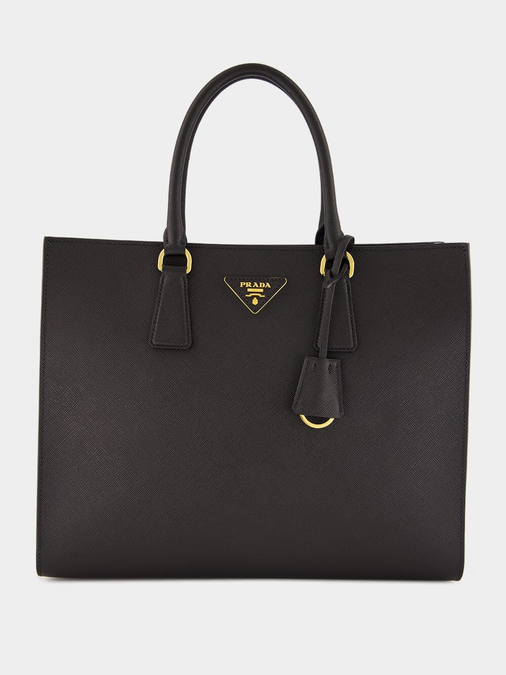 Black Medium Galleria Saffiano Bag