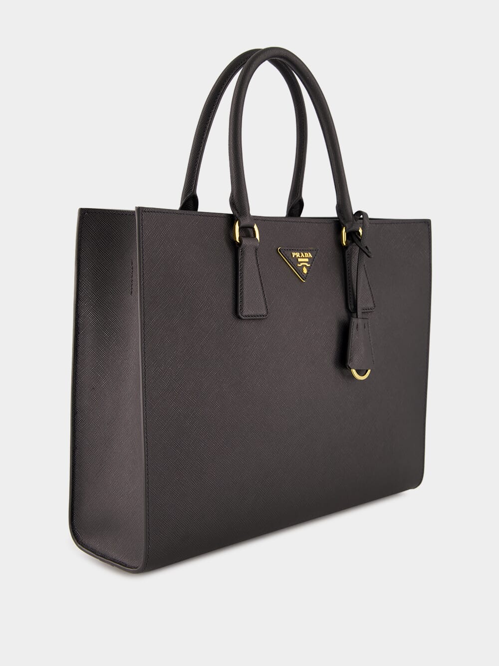 Black Medium Galleria Saffiano Bag - Image 3