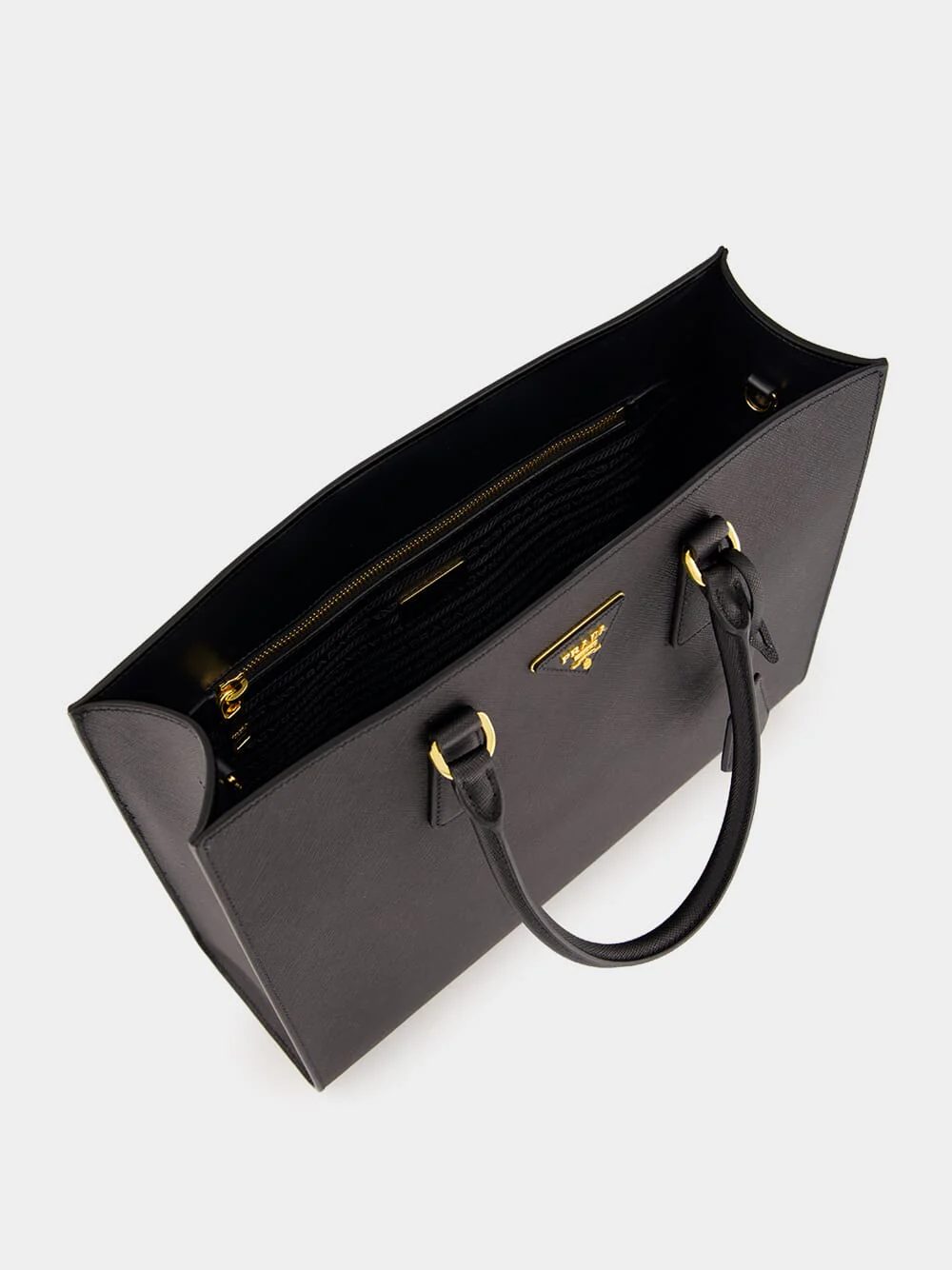 Black Medium Galleria Saffiano Bag - Image 6