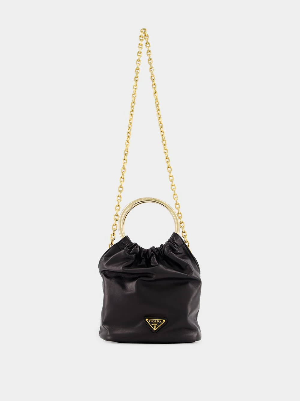 Black Nappa Leather Mini Bag - Image 2