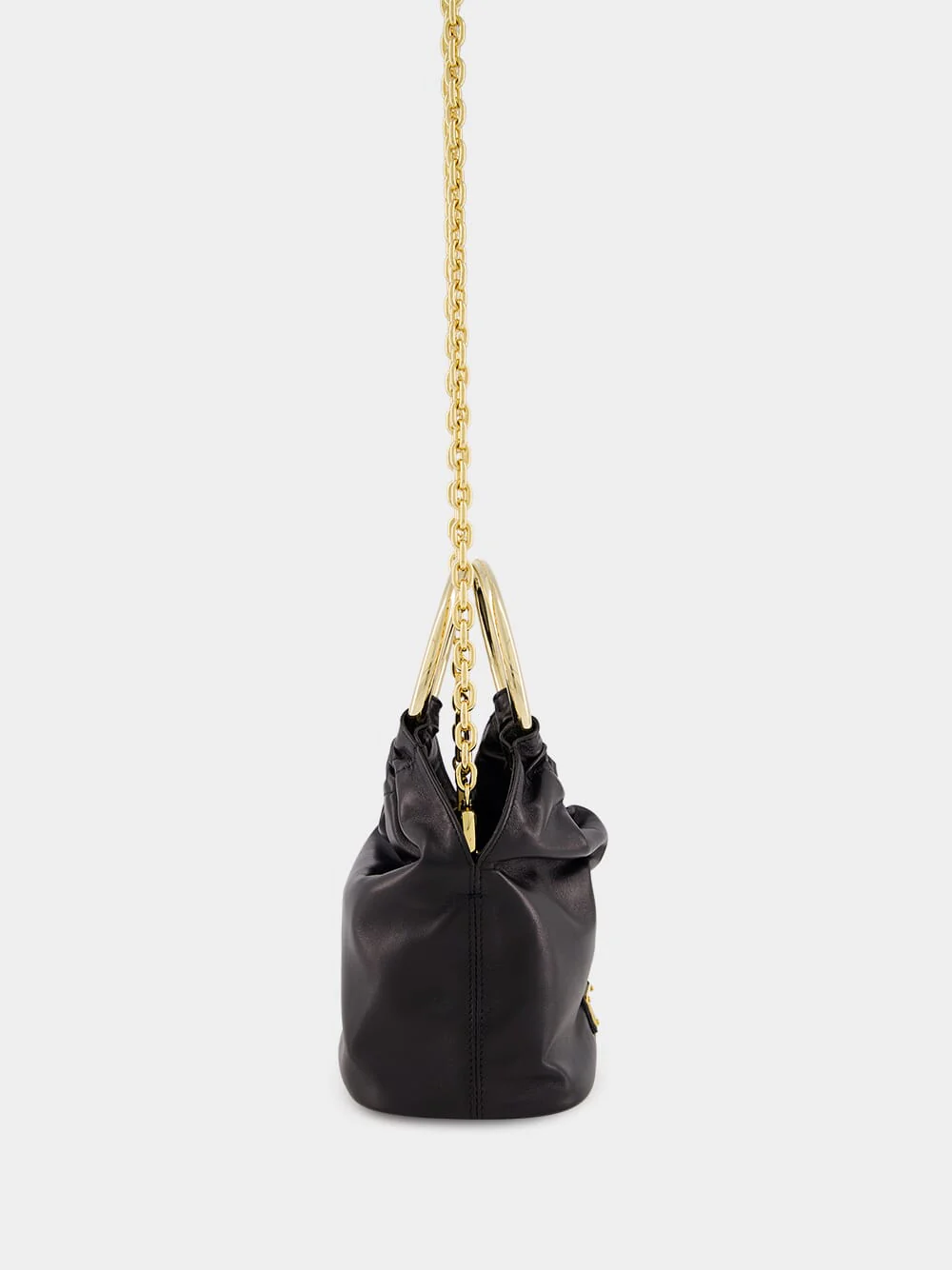 Black Nappa Leather Mini Bag - Image 4