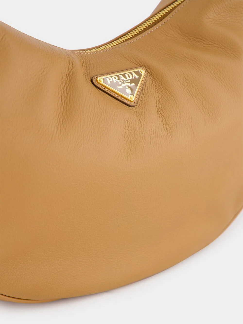 Caramel Arqué Large Leather Bag - Image 7