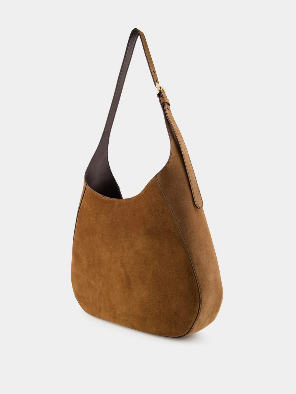 Suede Leather Hobo Bag - Image 4