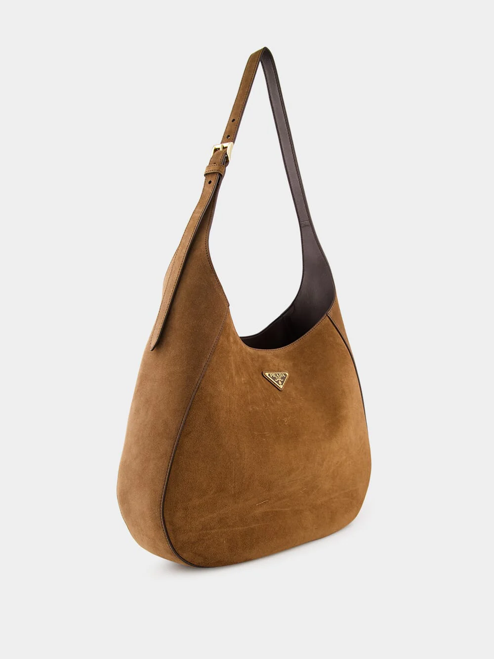 Suede Leather Hobo Bag - Image 6